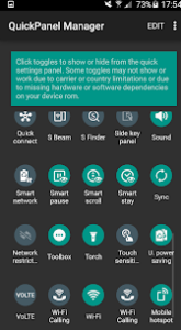 Screenshot QuickPanel Manager 1.3 Mod APK
