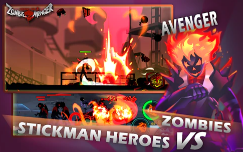 Screenshot Zombie Avengers Stickman War Z Mod APK