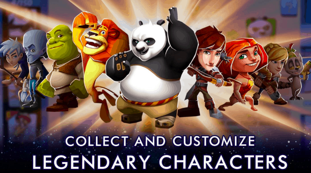 Screenshot DreamWorks Universe of Legends Mod APK