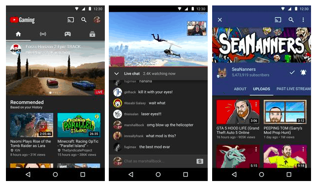 Screenshot YouTube Gaming Mod APK