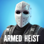 Download Armed Heist Shooting Games Mod Apk v3.2.13 (Menu VIP, Lots of Money diamond, God mode, High damage) Terbaru 2026