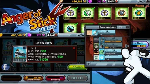 Screenshot Anger Of Stick 4 Mod APK