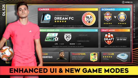 Screenshot Dream League Soccer 2025 Mod APK