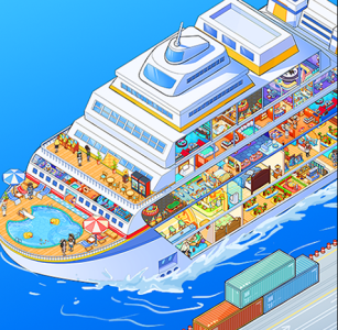 Download My Cruise Mod Apk v1.10.0 (Unlimited Money) Terbaru 2026