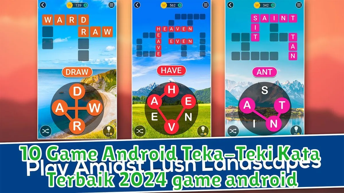 10 Game Android Teka-Teki Kata Terbaik 2024 game android