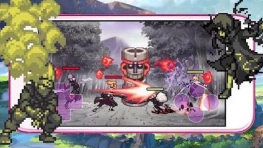 Screenshot League of Ninja Moba Mod APK