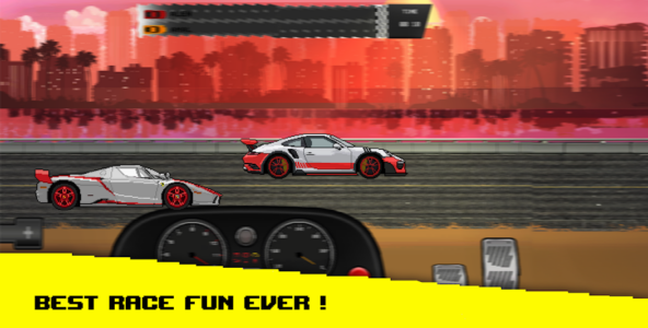 Screenshot Pixel Car Reckless Racer Mod APK