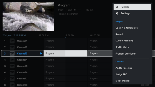 Screenshot TiviMate IPTV Player Mod APK