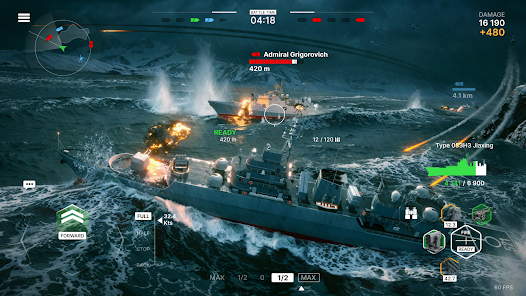 Screenshot Warships Mobile 2 Open Beta Mod APK