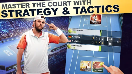 Screenshot TOP SEED Tennis Manager 2024 Mod APK