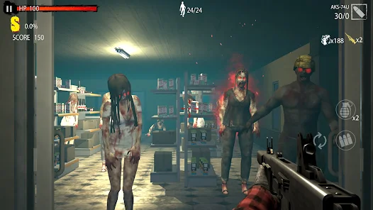 Screenshot Zombie Hunter D Day Mod APK