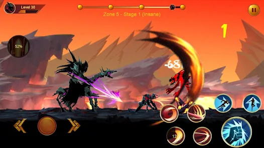 Screenshot Shadow fighter 2 Ninja Games Mod APK