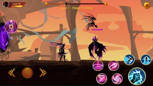 Screenshot Shadow fighter 2 Ninja Games Mod APK