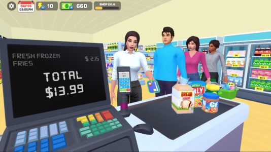 Screenshot Supermarket Store 3D Simulator Mod APK