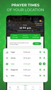 Screenshot Prayer Times Qibla Finder Mod APK