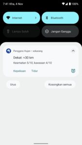 Screenshot Rain Alarm Mod APK