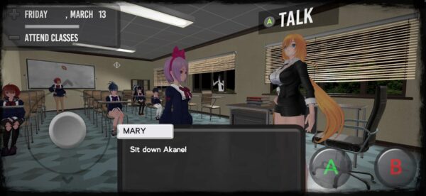 Screenshot Scary School Simulator Mod APK