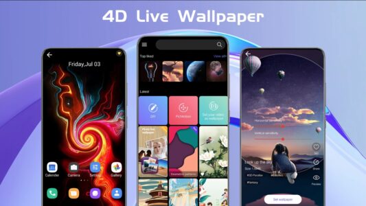 Screenshot Download X Live Wallpaper HD 3D/4D Mod Apk v4.5 (Premium Unlocked) Terbaru 2024 Mod APK