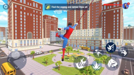 Screenshot Spider Fighting Hero Game Mod APK