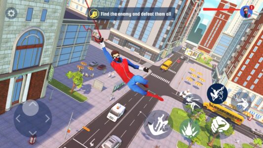 Screenshot Spider Fighting Hero Game Mod APK