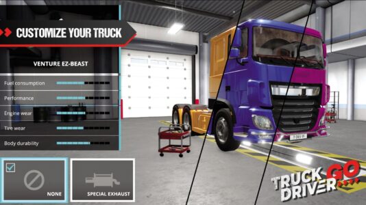 Screenshot Truck Driver GO Mod APK