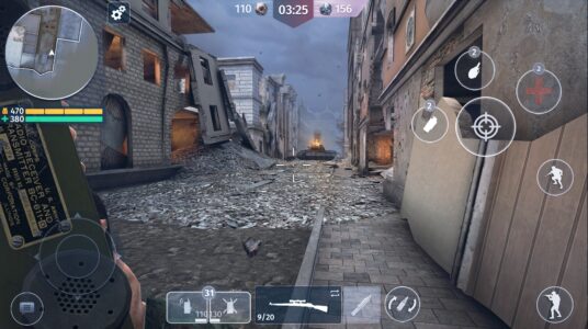 Screenshot World War Ⅱ Battle Combat Mod APK