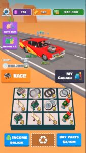 Screenshot Idle Racer Tap Merge & Race Mod APK