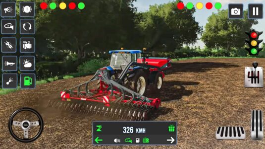 Screenshot Tractor Driving: Village Game Mod APK