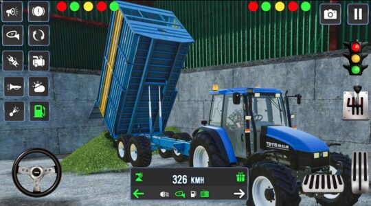 Screenshot Tractor Driving: Village Game Mod APK