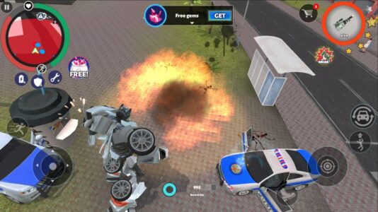 Screenshot Robot Car Mod APK