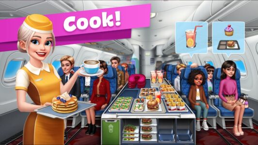 Screenshot Airplane Chefs Cooking Game Mod APK