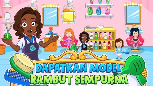 Screenshot My Town Beauty Spa Saloon Mod APK