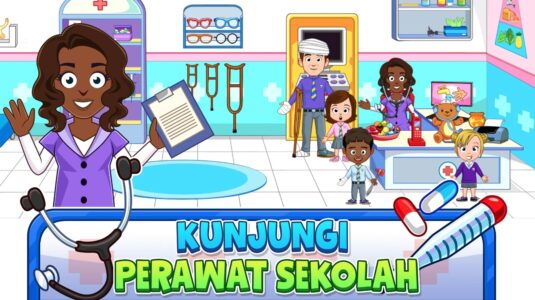 Screenshot My Town Preschool Mod APK