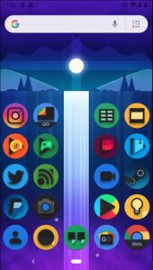 Screenshot Baked Dark Android Icon Pack Mod APK