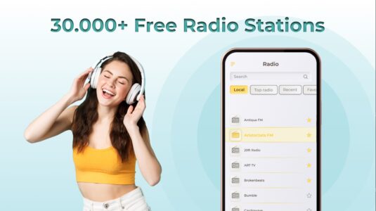 Screenshot Radio FM AM Live Radio Station Mod APK