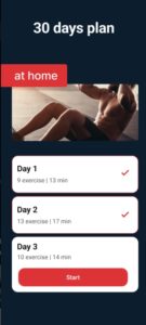 Screenshot Home Workout Six Pack Abs Mod APK