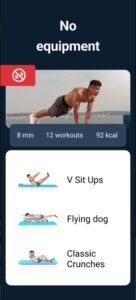 Screenshot Home Workout Six Pack Abs Mod APK