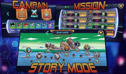 Screenshot Stickman Warriors Dragon Hero Mod APK