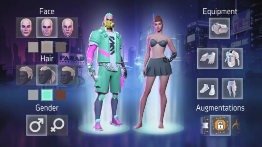 Screenshot Cyberika Action Cyberpunk RPG Mod APK