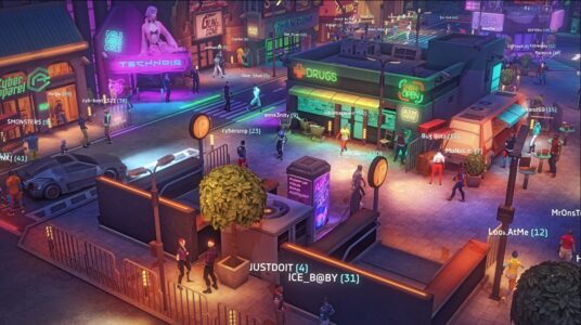 Screenshot Cyberika Action Cyberpunk RPG Mod APK