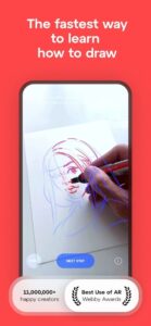 Screenshot Sketchar Learn to Draw Mod APK