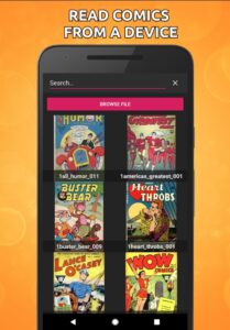 Screenshot Comic Book Reader (cbz/cbr) Mod APK