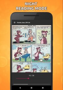 Screenshot Comic Book Reader (cbz/cbr) Mod APK