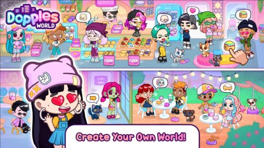 Screenshot Dopples World Mod APK