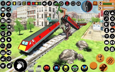 Screenshot Angry Gorilla City Attack Mod APK