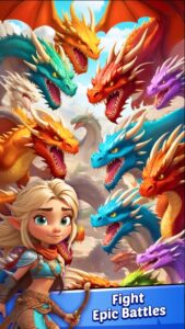 Screenshot Dragon Fight Merge Games Mod APK