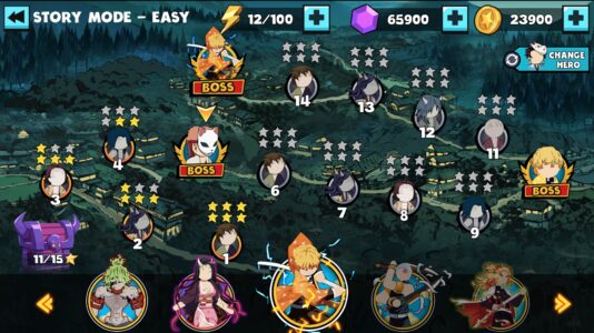 Screenshot Stick Demon Shadow Fight Mod APK