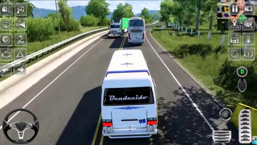 Screenshot Minibus Simulator 2023 Games Mod APK