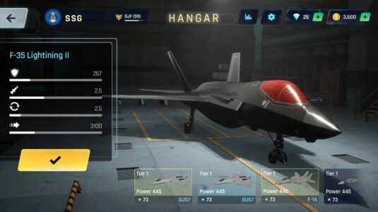 Screenshot Sky Warriors Airplane Games Mod APK