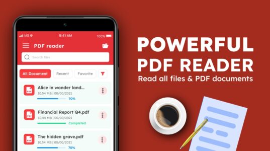 Screenshot PDF Reader Read all PDF files Mod APK